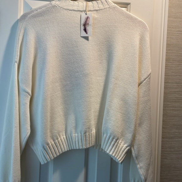 NWT JESSICA SIMPSON KISS ME Heart sweater. Size s - Picture 7 of 7